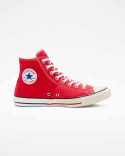 Converse, Tenisi Inalti Barbati Reconstructed Chuck Taylor All Star HKDPM0165, Rosii/Albi